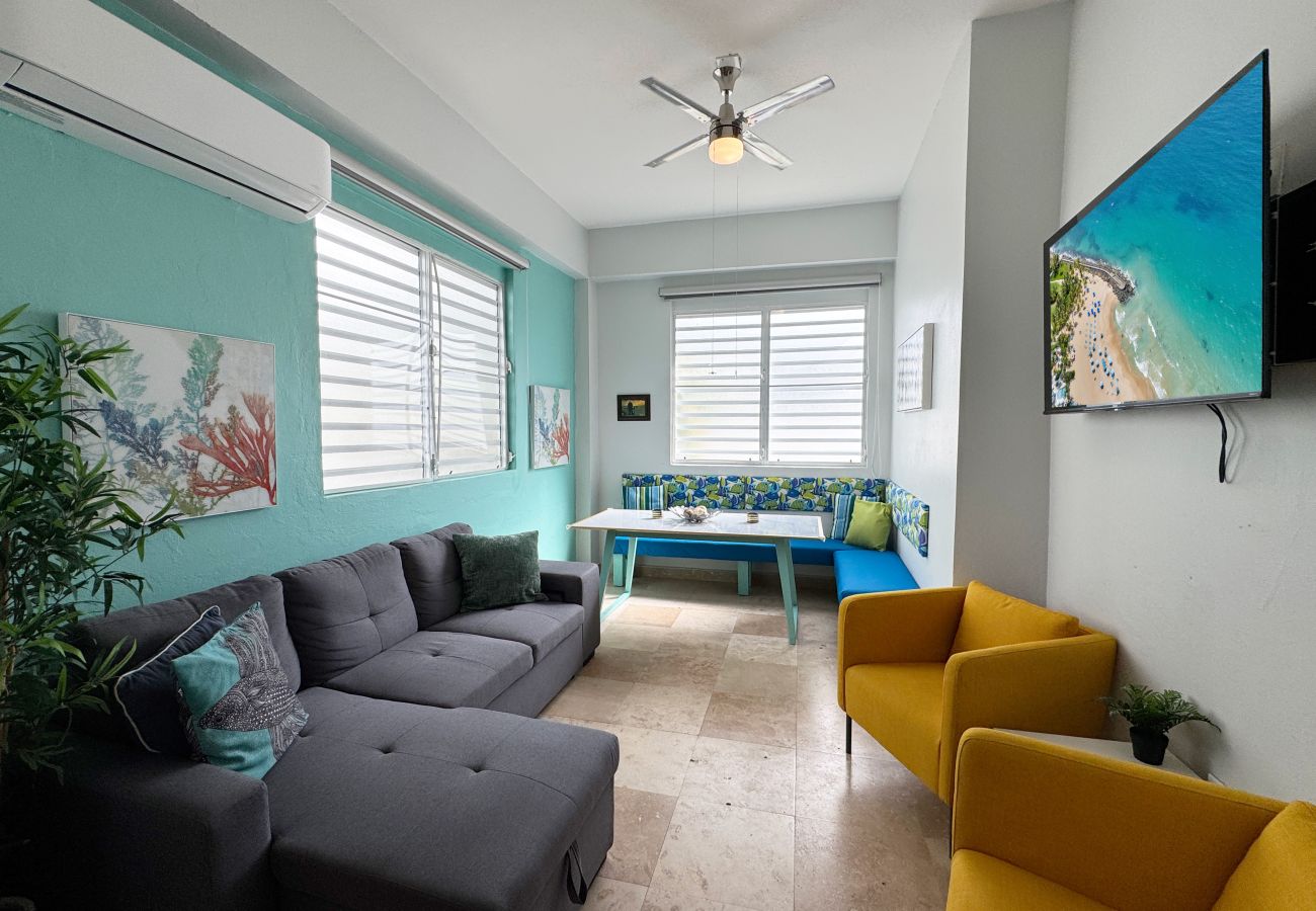 Apartamento en San Juan - Condado Group Stay | Large 4-BR Near Everything