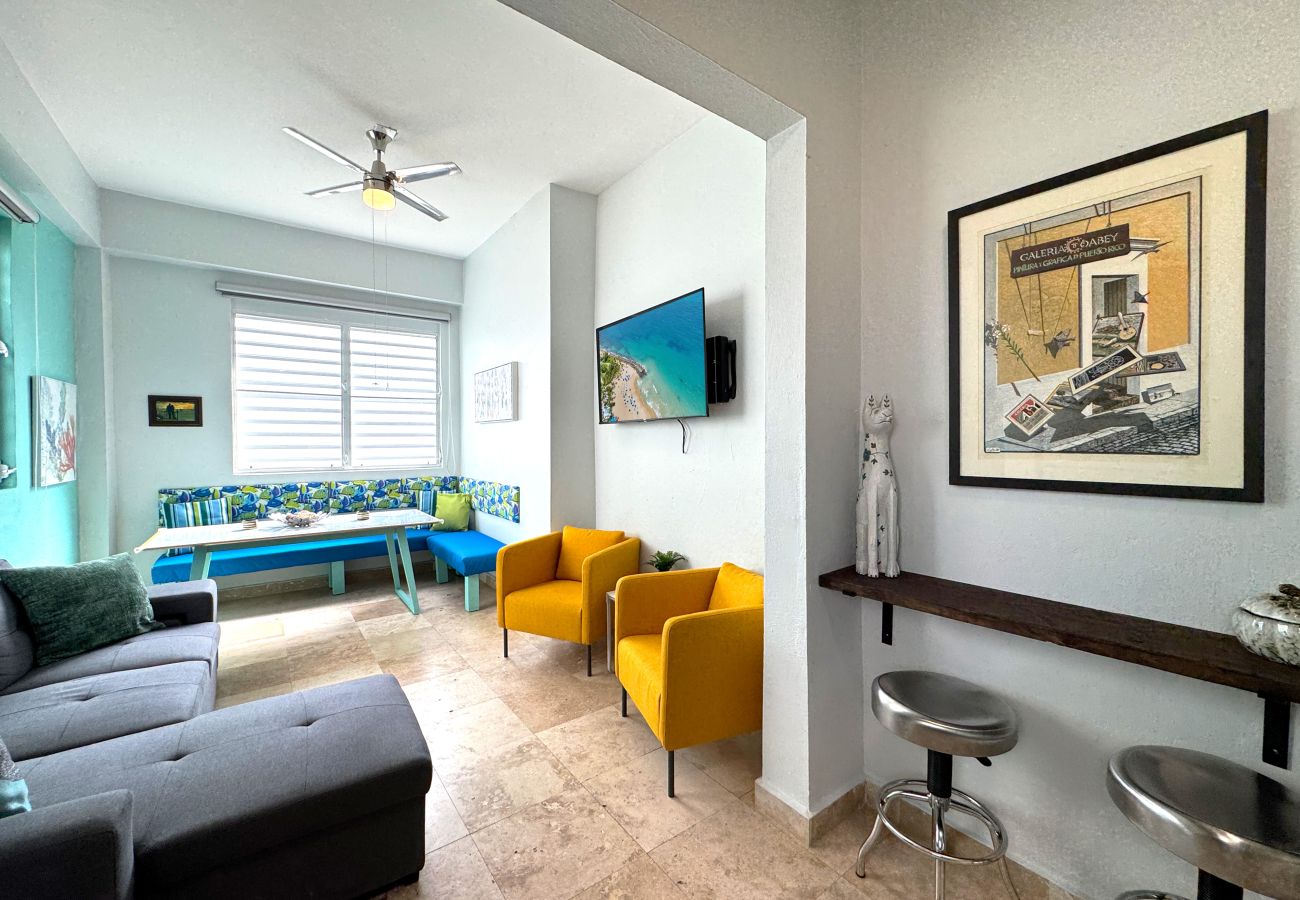 Apartamento en San Juan - Condado Group Stay | Large 4-BR Near Everything