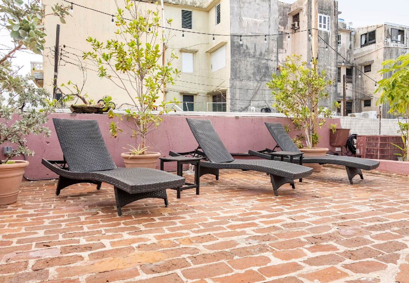 Apartamento en San Juan - Center of Old San Juan with Rooftop Garden 