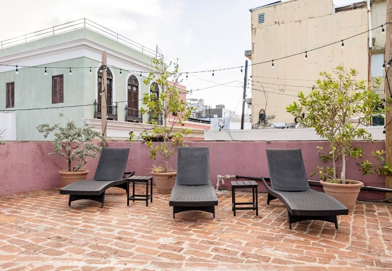 Apartamento en San Juan - Center of Old San Juan with Rooftop Garden 