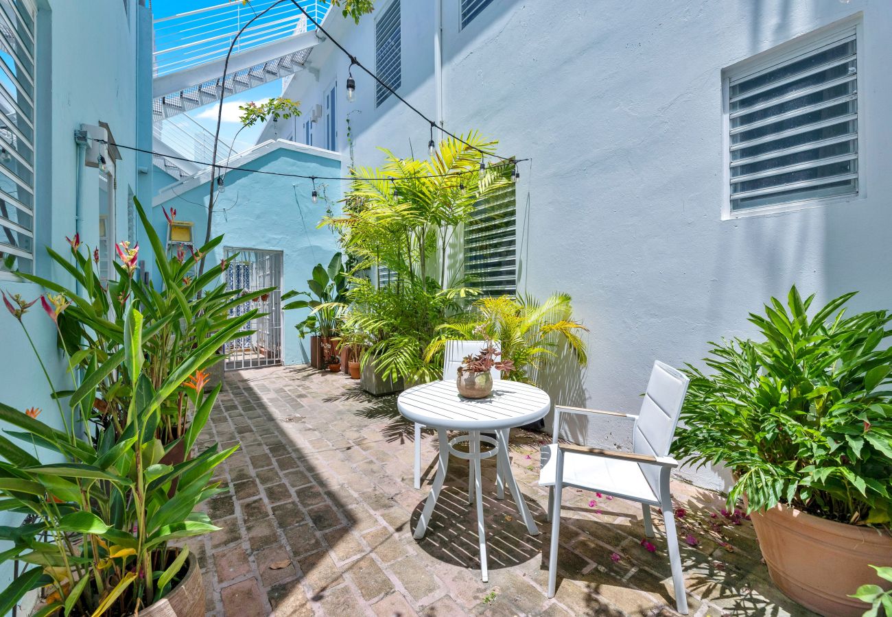 Apartamento en San Juan - 2H cerca de la playa y el Viejo San Juan • Patio