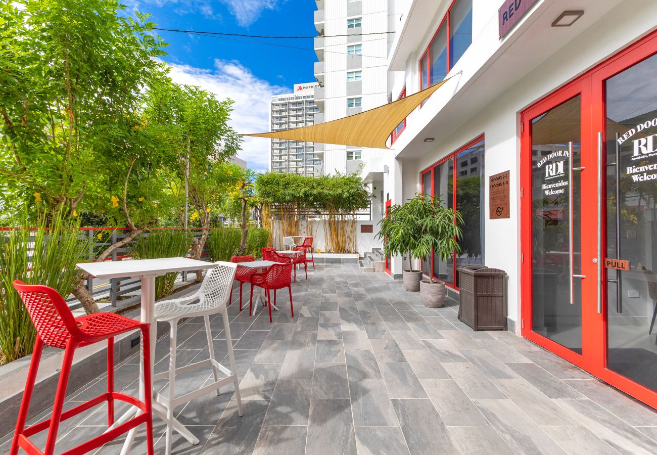 Alquiler por habitaciones en San Juan - Twin Single | Red Door Inn | 