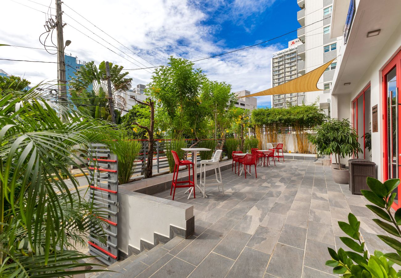 Alquiler por habitaciones en San Juan - Twin Single | Red Door Inn | 