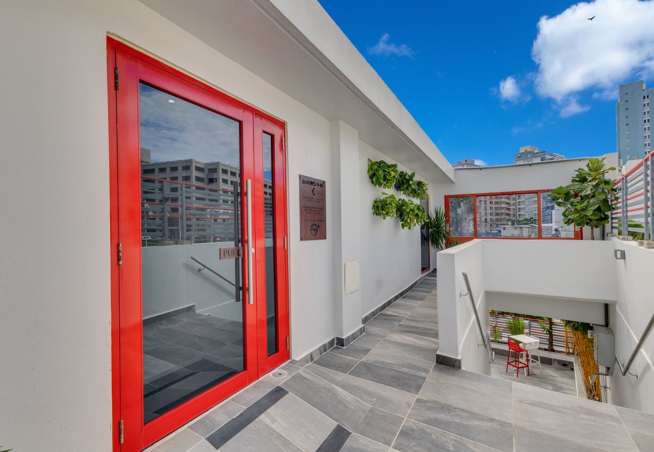 Alquiler por habitaciones en San Juan - Twin Single | Red Door Inn | 