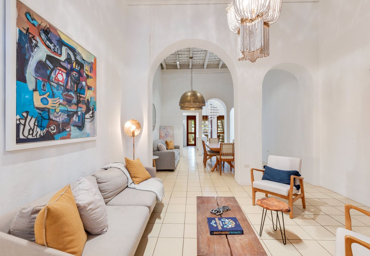 Casa en San Juan - Spacious Colonial Gem with Artistic Flair OSJ