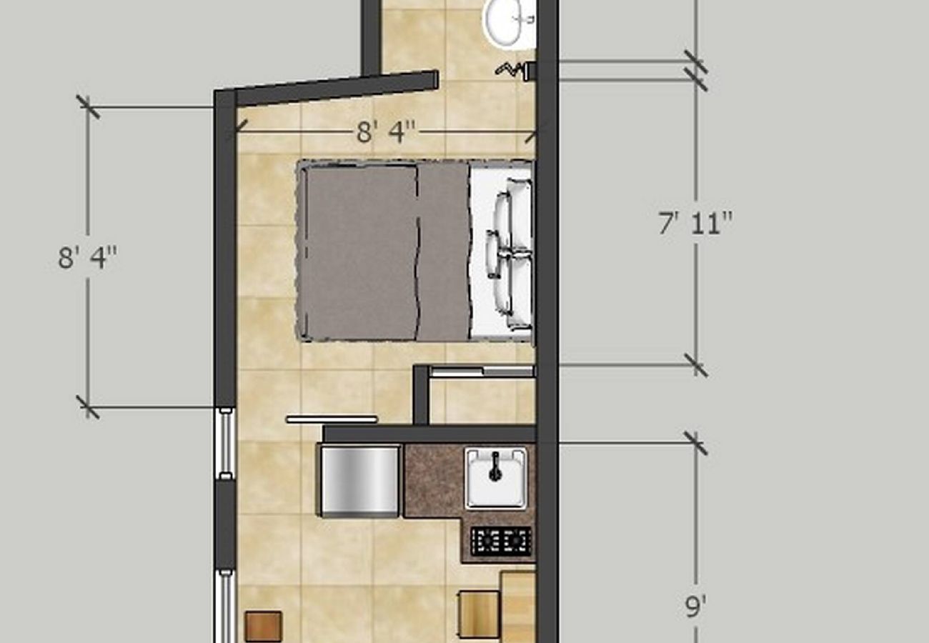Apartamento en San Juan - Love Suite at Miramar, San Juan - 1 Bedroom 