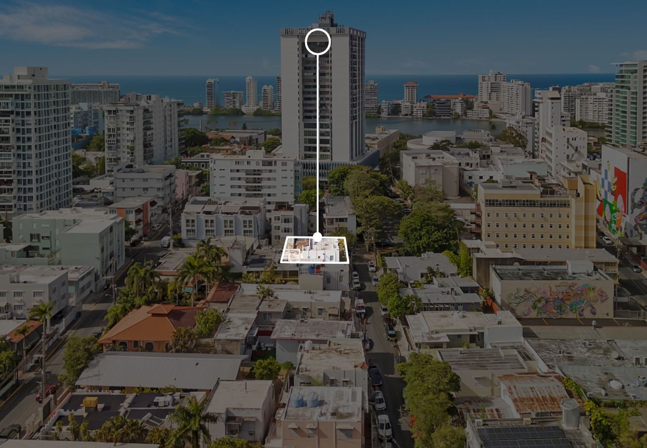 Apartamento en San Juan - Bright, Centric  and Cozy Studio In The Heart of Miramar 
