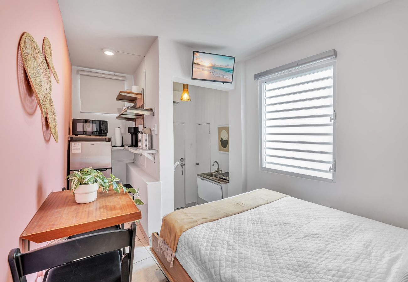 Apartamento en San Juan - Bright, Centric  and Cozy Studio In The Heart of Miramar 