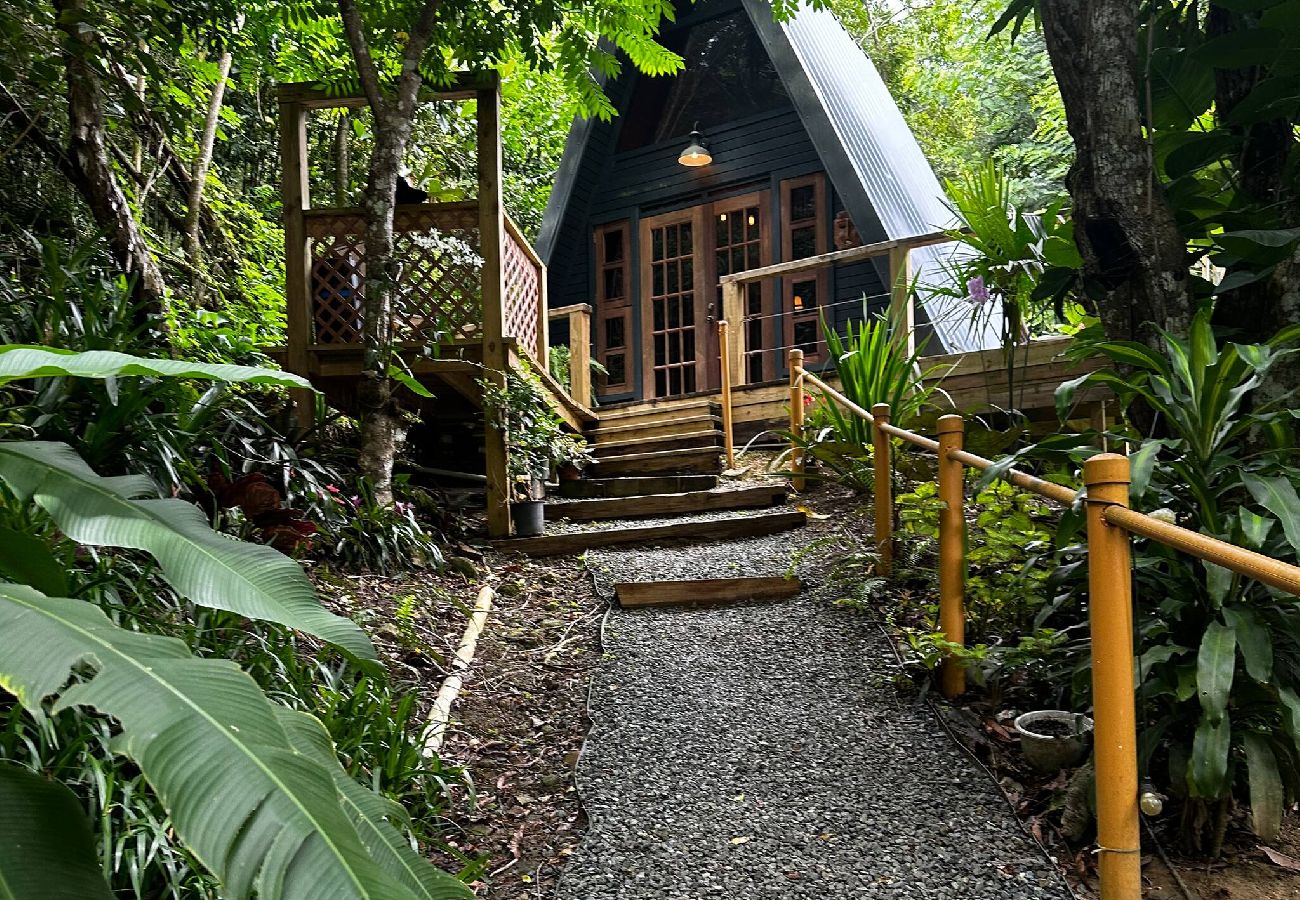 Casa en Cayey - Romantic Cozy Serene A Frame Mountain Cabin 