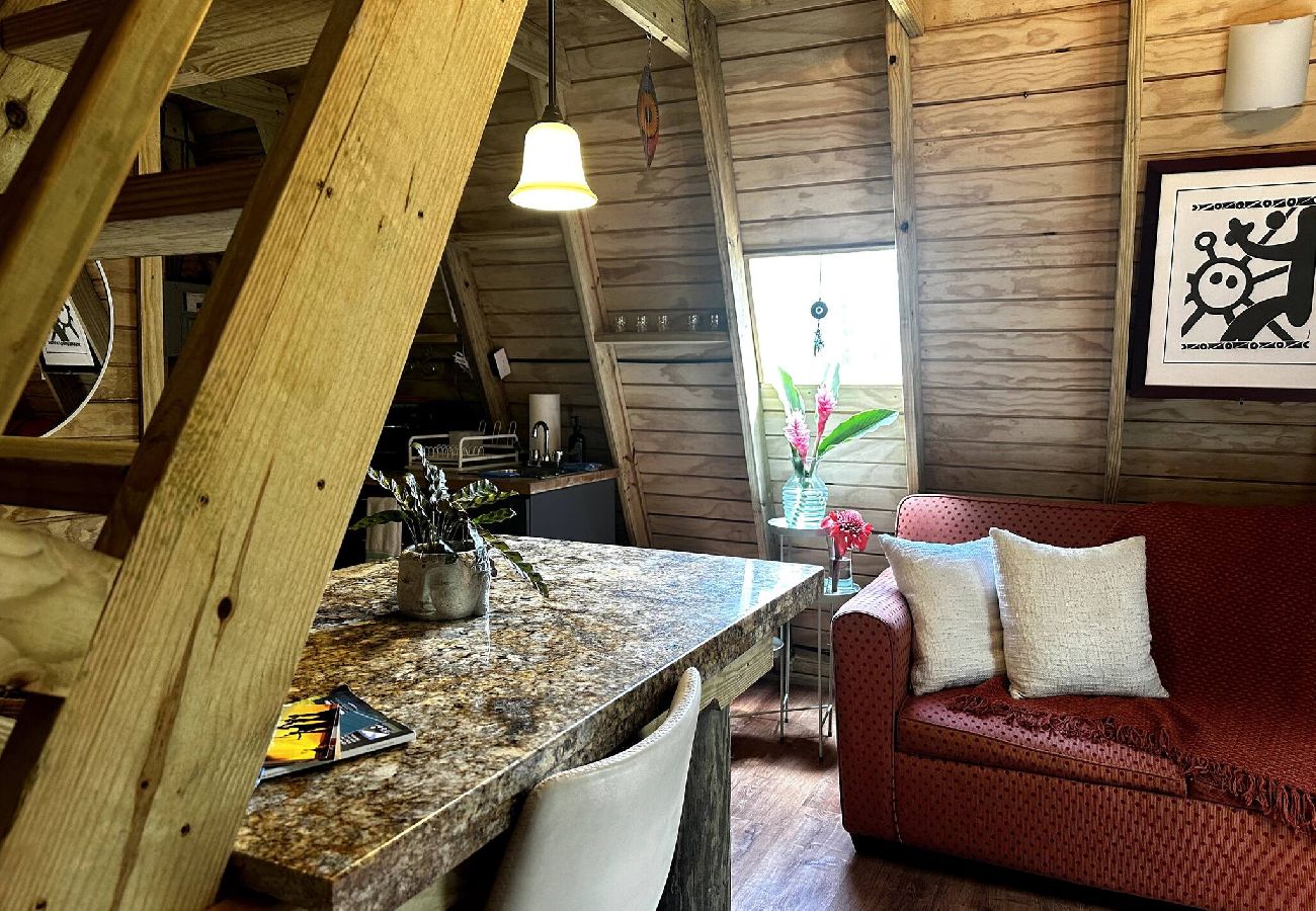 Casa en Cayey - Romantic Cozy Serene A Frame Mountain Cabin 