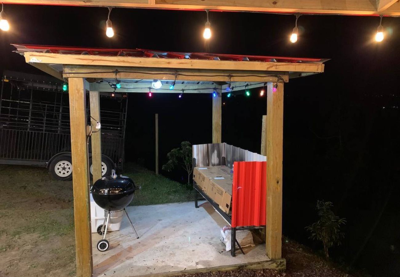 Agroturismo en Cidra - Private Mountain Gazebo for Events | BBQ + Views | 150+ Guests