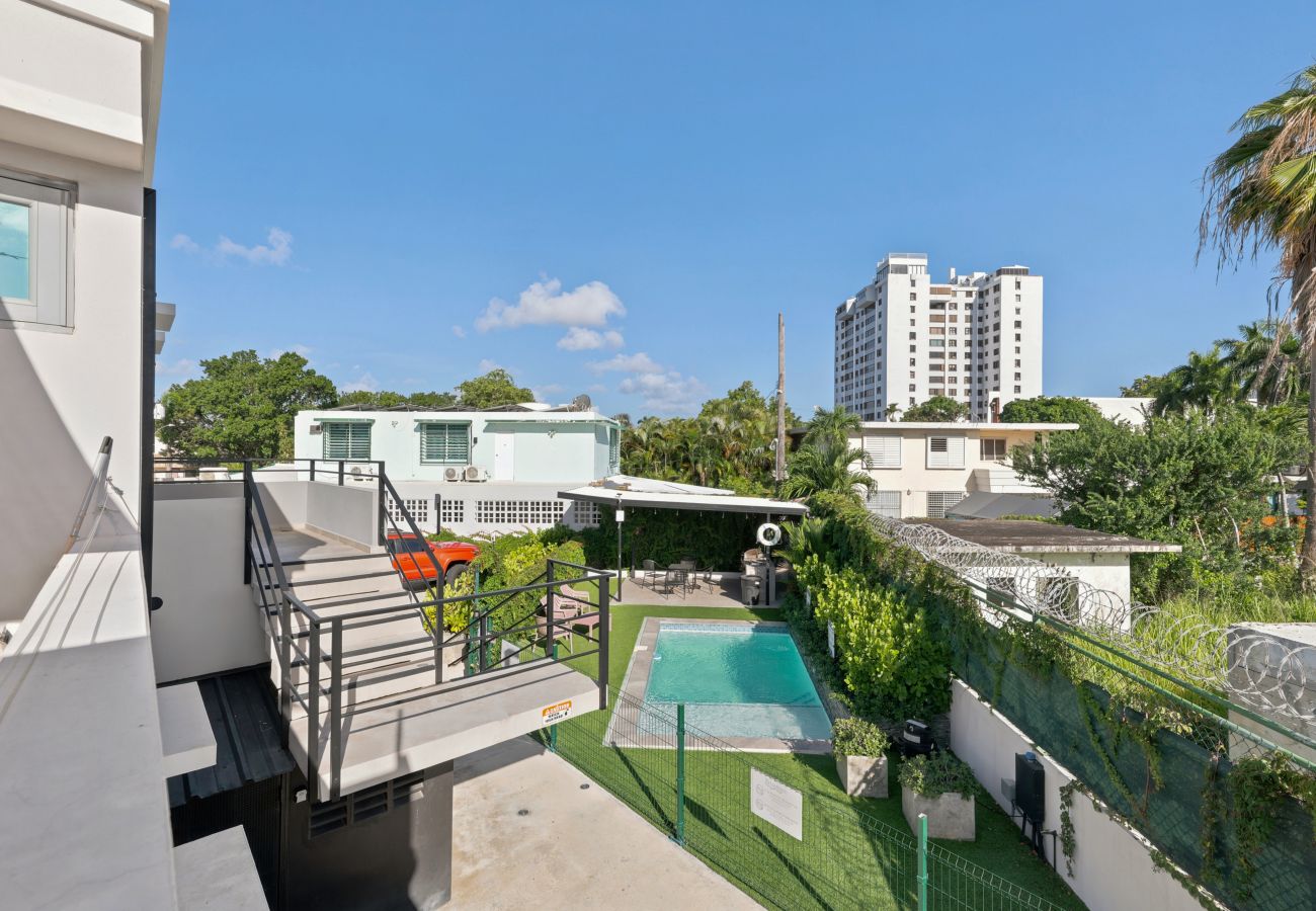 Apartamento en San Juan - Brisamare Apt 2 | 2BR | Pool, BBQ, Generator 