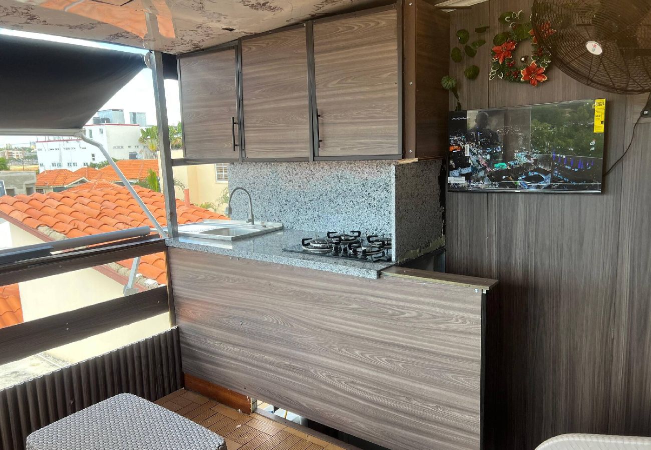 Apartamento en Santo Domingo Este - Apto Contemporaneo de 1 HB con Acceso a Jacuzzi