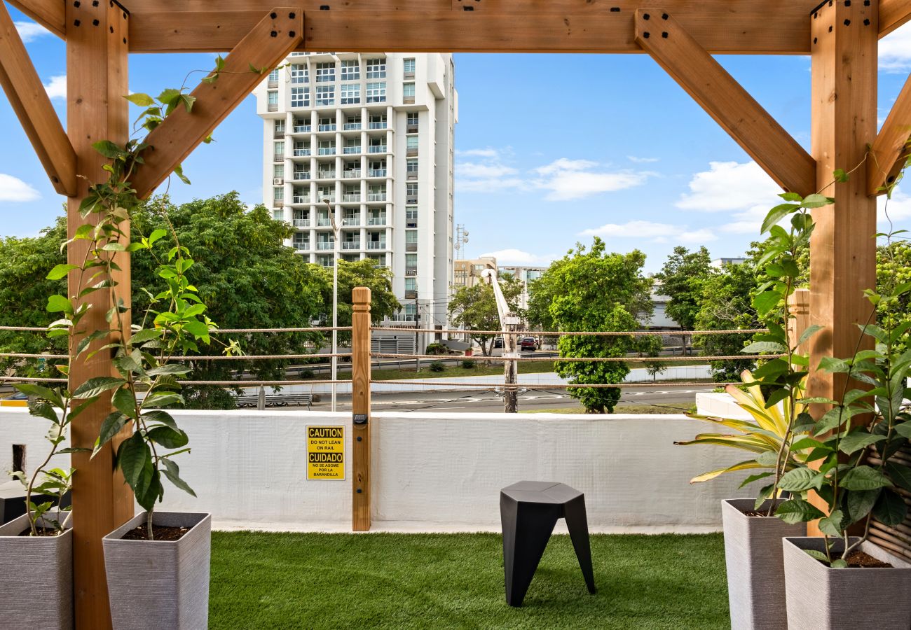 Apartment in Santurce - Prime Location at Condado with Rooftop Oasis