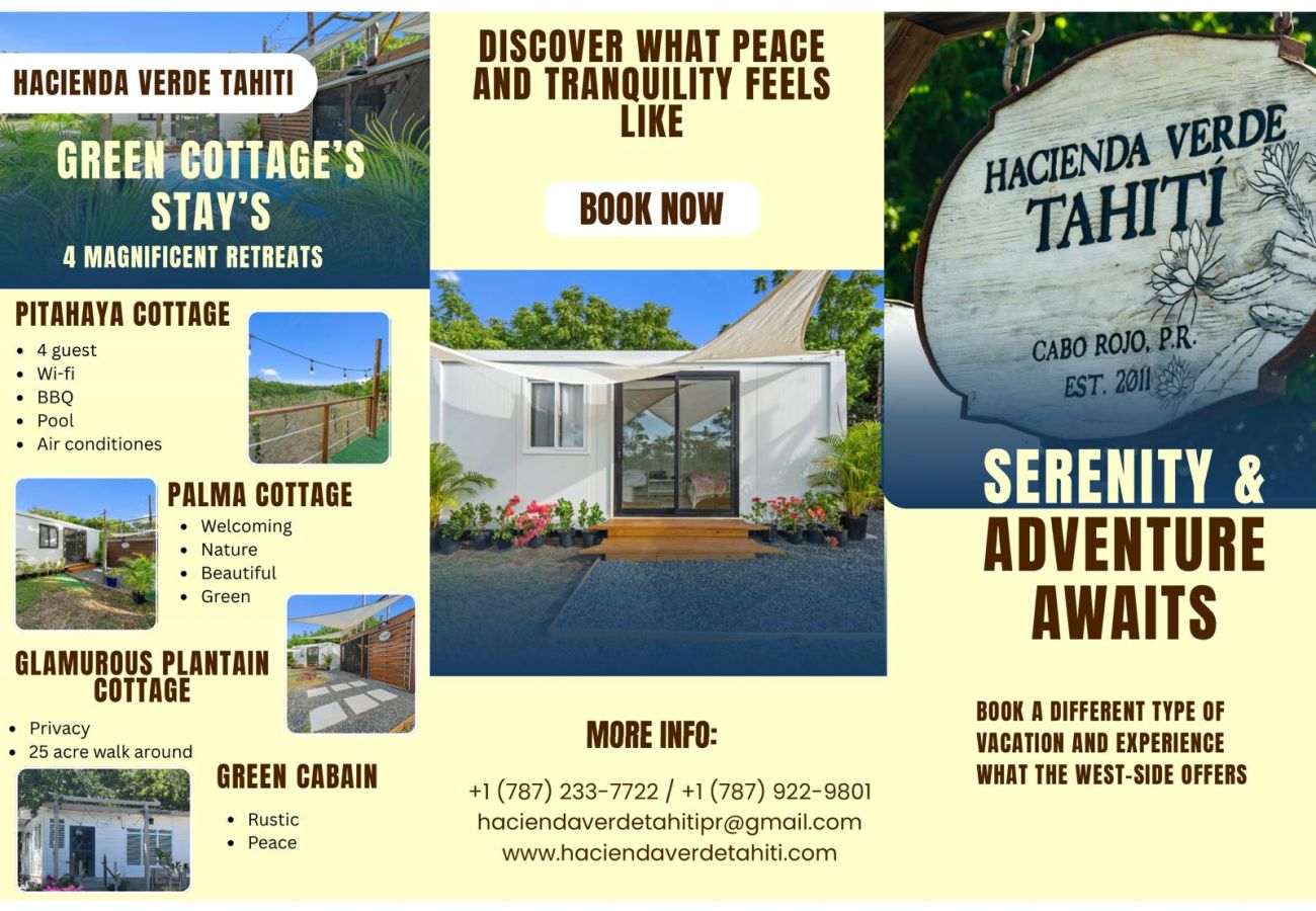 Cabin in Cabo Rojo - Rustic cabin in the heart of the fields of Pitahaya
