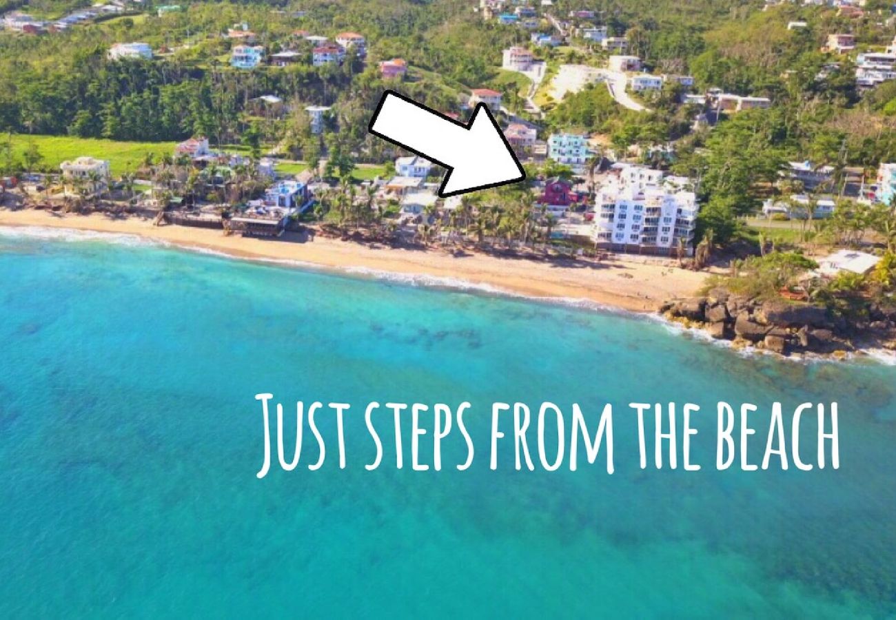 Studio in Rincon - Spacious Two-Bedroom Getaway with Balcony by the Beach