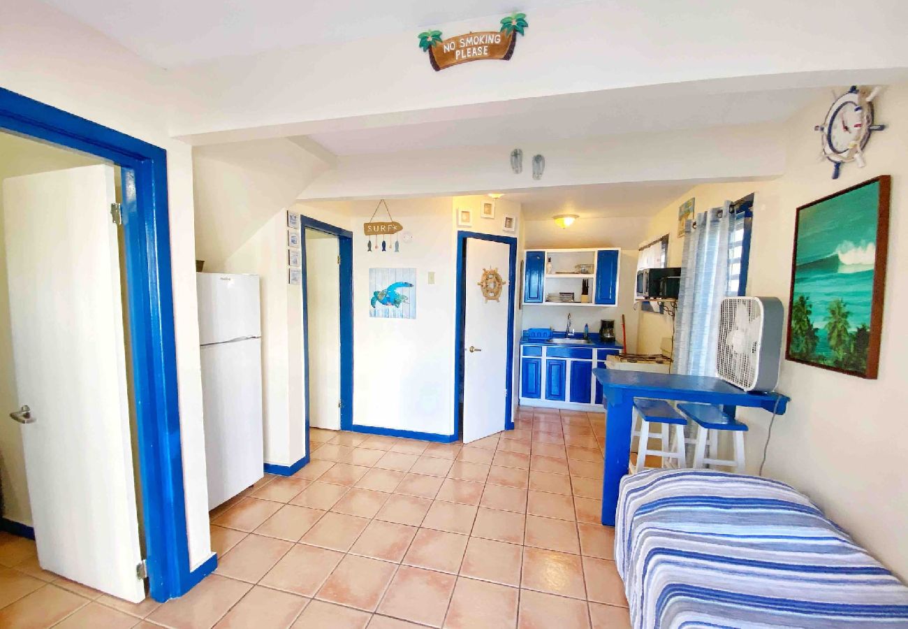Studio in Rincon - Spacious Two-Bedroom Getaway with Balcony by the Beach