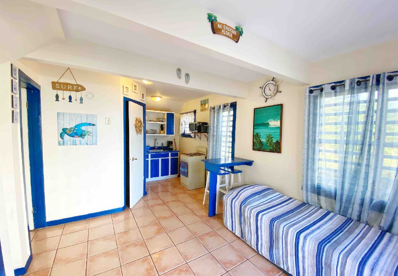 Studio in Rincon - Spacious Two-Bedroom Getaway with Balcony by the Beach