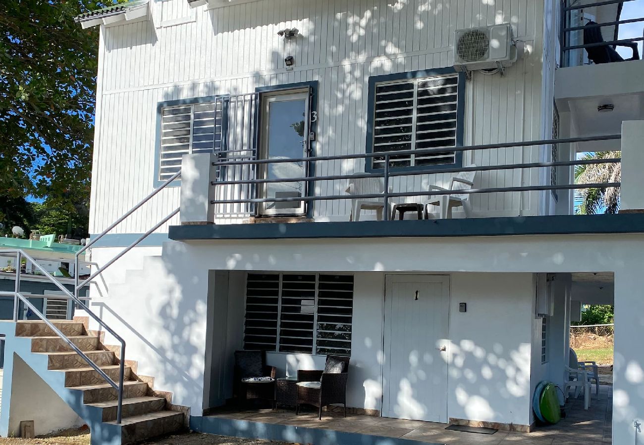 Studio in Rincon - Spacious Two-Bedroom Getaway with Balcony by the Beach