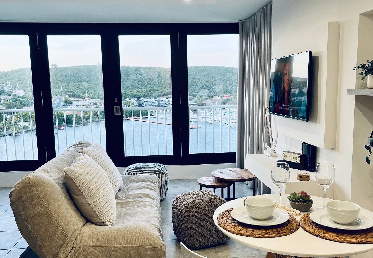 Condominium in Fajardo - Oceanfront Oasis: Panoramic Views & Marina Access 