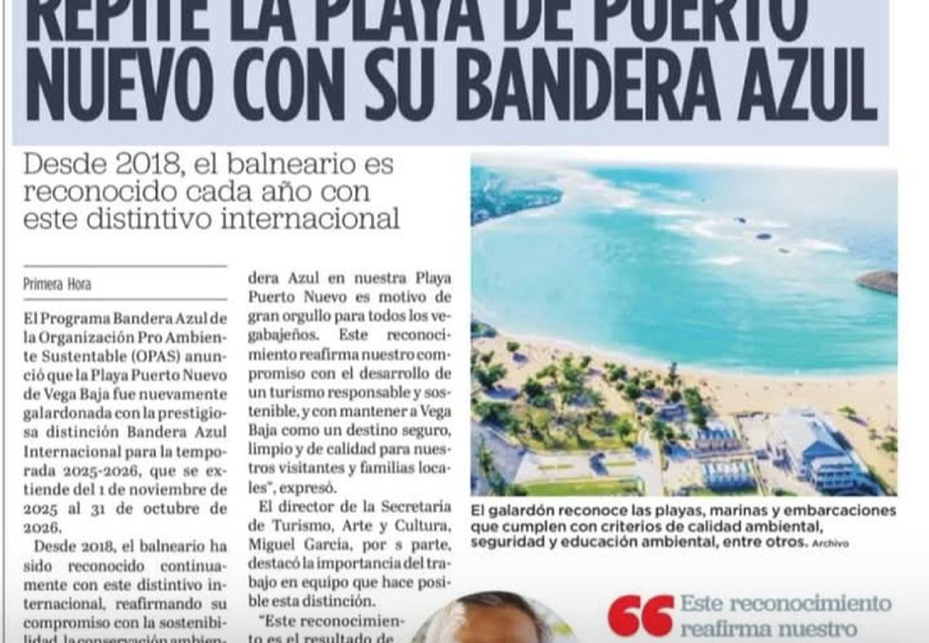 Apartment in Vega Baja - Charming 1-Bedroom Beach Apartment for 4