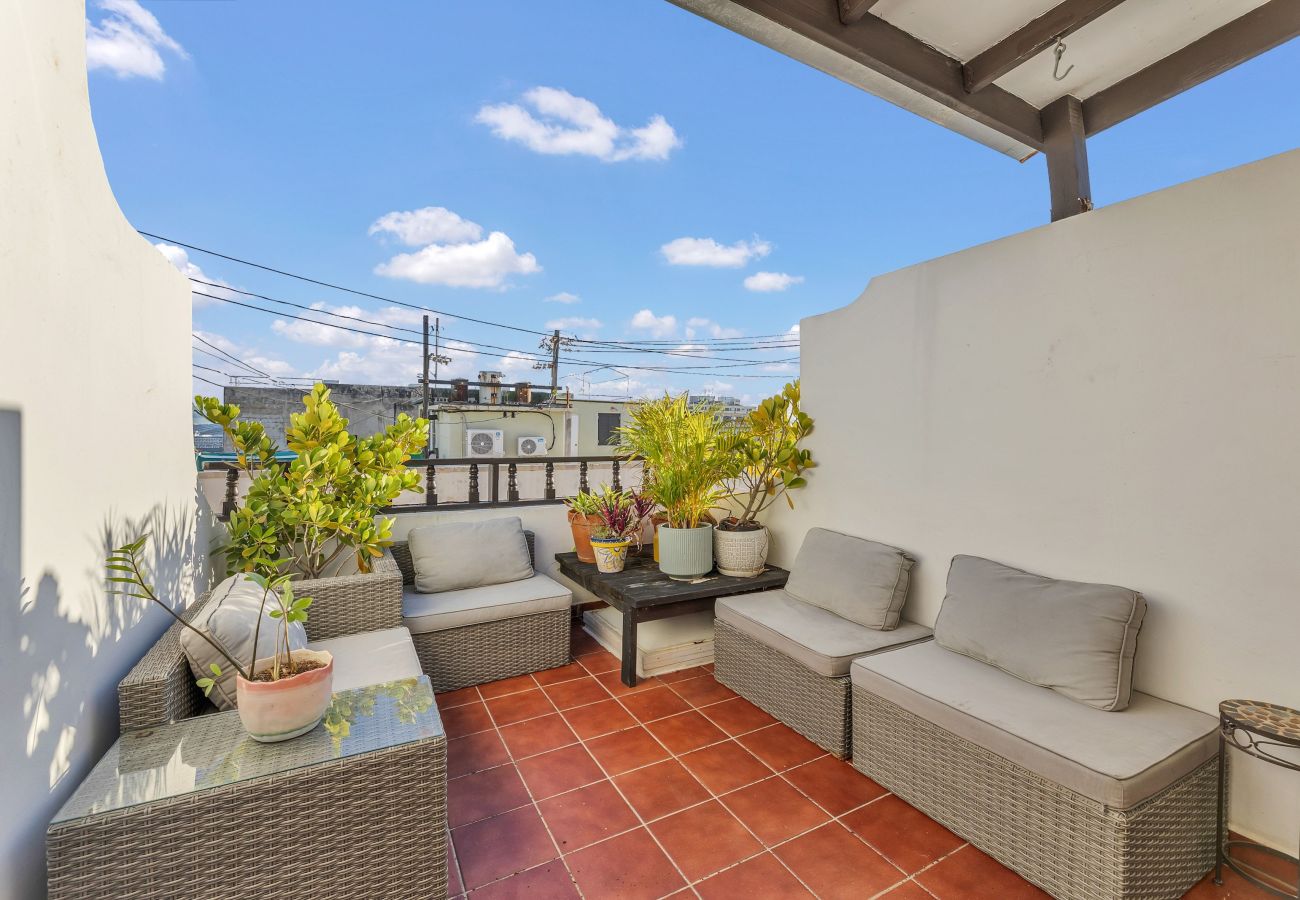 Apartment in San Juan - Heart of Old SJ | 2BR, Sleeps 5 + Terrace Views