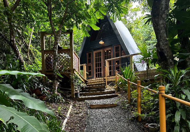 House in Cayey - Romantic Cozy Serene A Frame Mountain Cabin 