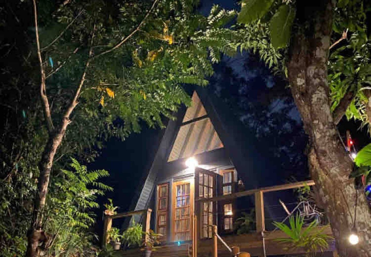 House in Cayey - Romantic Cozy Serene A Frame Mountain Cabin 