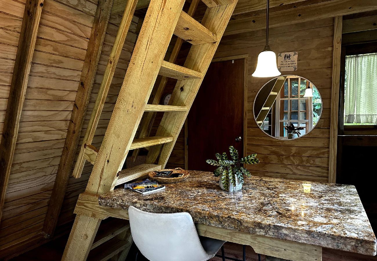 House in Cayey - Romantic Cozy Serene A Frame Mountain Cabin 