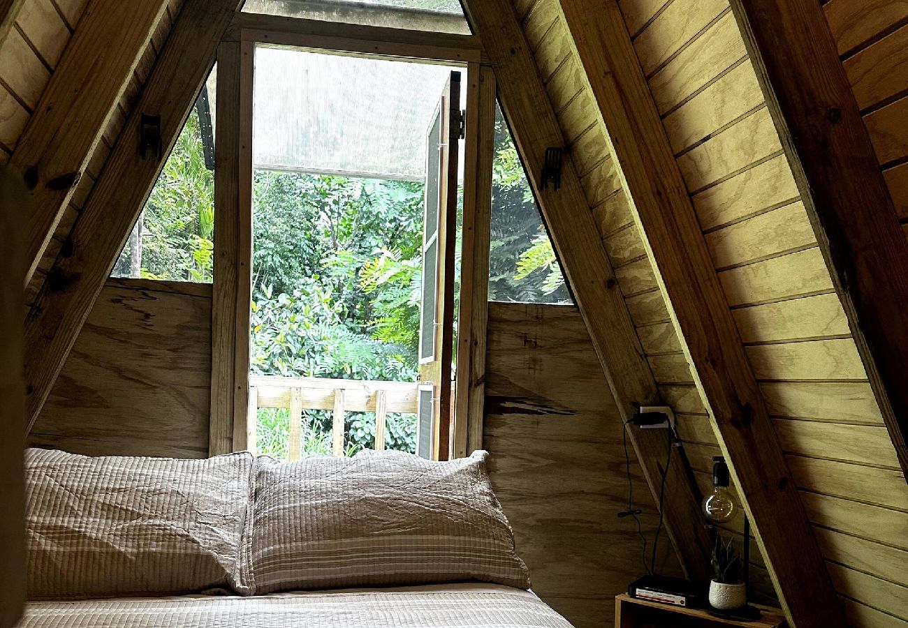 House in Cayey - Romantic Cozy Serene A Frame Mountain Cabin 