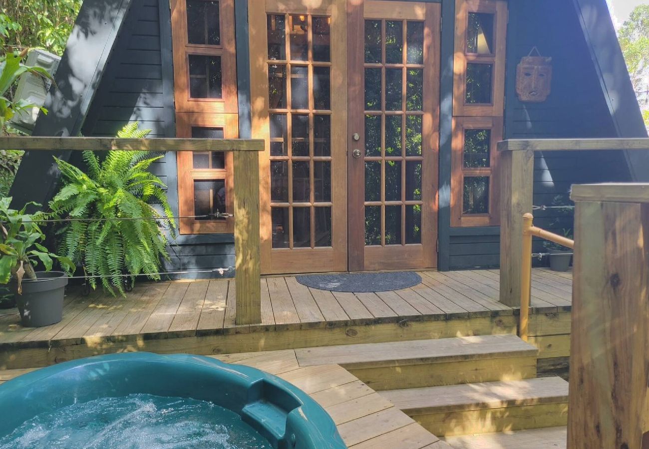 House in Cayey - Romantic Cozy Serene A Frame Mountain Cabin 