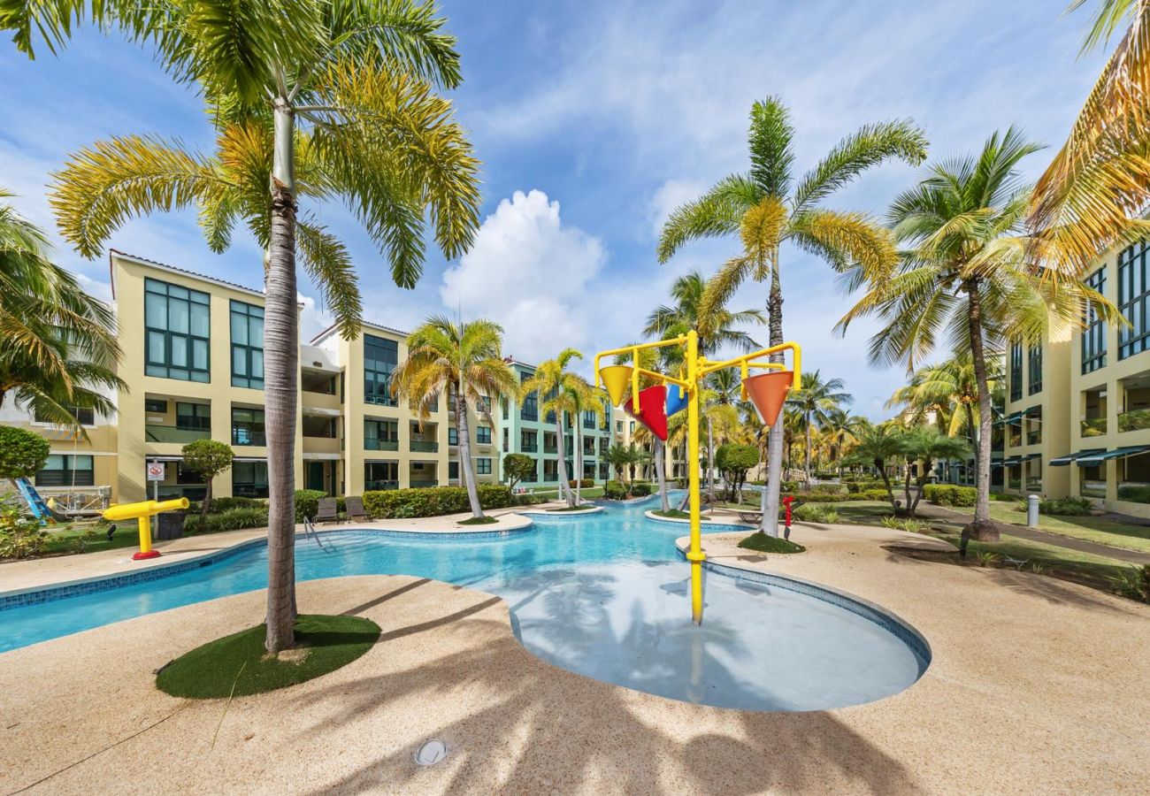 Condominium in Río Grande - Beachfront Aquatika Resort- Style/ Pools & Ocean
