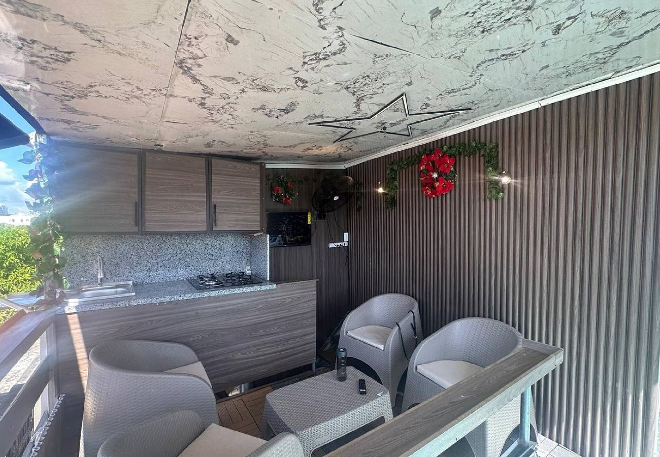 Apartment in Santo Domingo Este - Modern 1BR with Jacuzzi Access