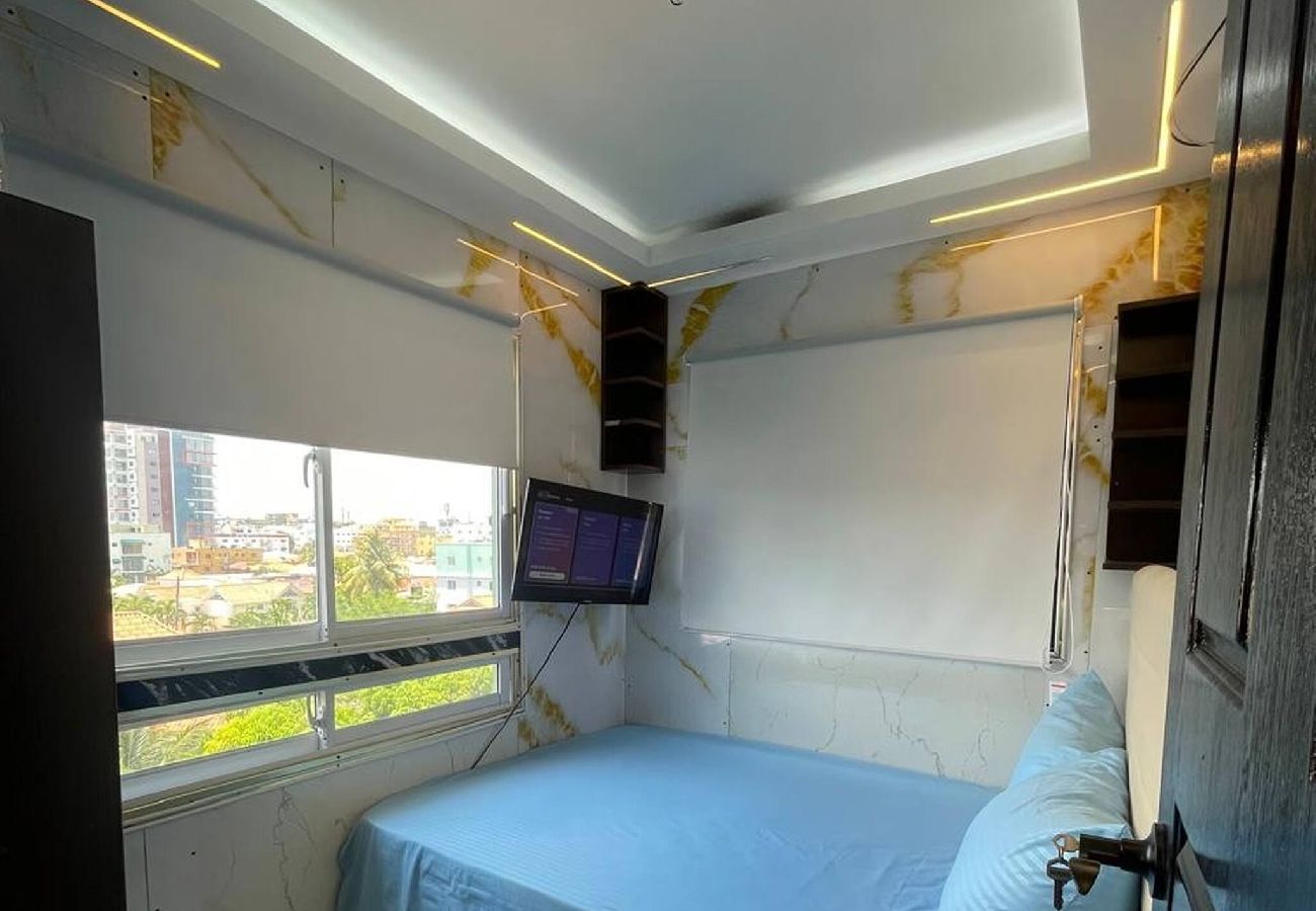 Apartment in Santo Domingo Este - Panoramic View 2BR with Jacuzzi Access