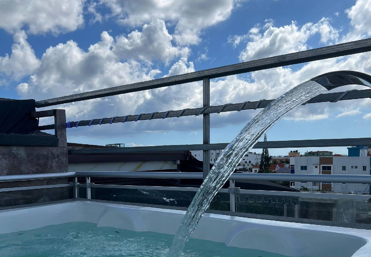Apartment in Santo Domingo Este - Panoramic View 2BR with Jacuzzi Access