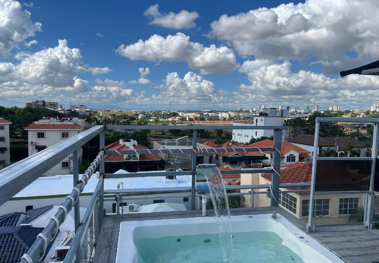 Apartment in Santo Domingo Este - Panoramic View 2BR with Jacuzzi Access
