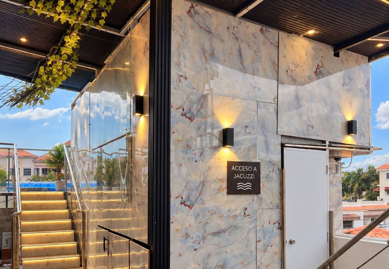 Apartment in Santo Domingo Este - Contemporary 1BR with Jacuzzi Access